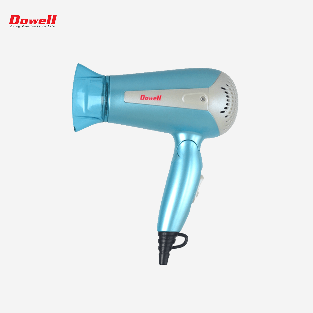 Dowell PHB - 18 2 - speed Foldable Hair Dryer Personal Hair Blower (Blue) - Winland Depot