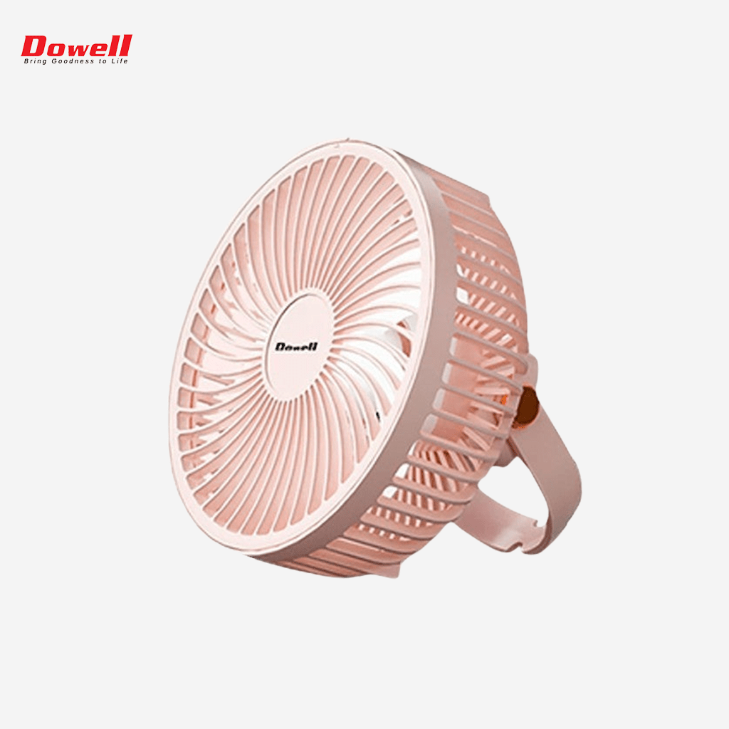 Dowell Portable Rechargeable Fan Foldable & Retractable 5V DC/ 8W UF - 303H - Winland Depot