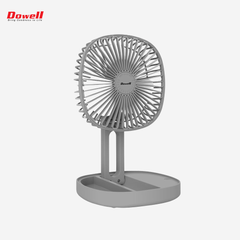 Dowell Portable Rechargeable Fan with Removable front grill for easy cleaning UF - 101F - Winland Depot