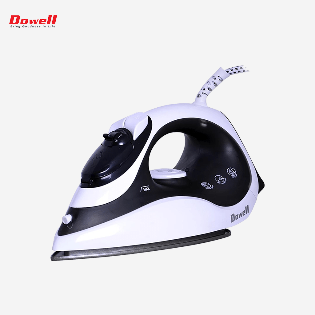 Dowell Power Saver Non Stick Soleplate Steam Flat Iron w/ Spray Function 1400W SI - 711 - Winland Depot