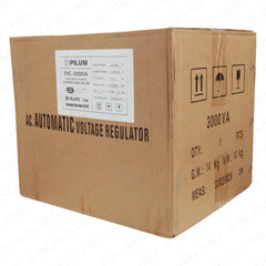 PILUM by Winland Servo Motor AC AVR 100% Efficiency 3000W Automatic Voltage Regulator PLSVC-3000VA