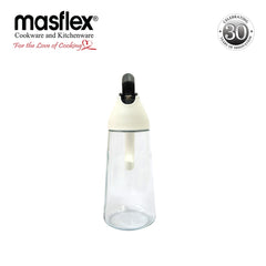 Masflex 630 ml Capacity Glass Cooking Oil Sauce Can Dispenser Bottle w/ Non-drip Spout Modern and Unique Design QM-0009 *WINLAND*