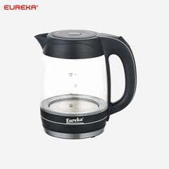 Eureka 1.8 Liter Electric Kettle Glass with LED | Water Heater EK - 1.8 GLED - Winland Depot
