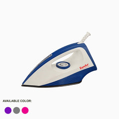 Eureka Non - stick coated sole plate Dry Iron with LED EDI - HB LED - Winland Depot