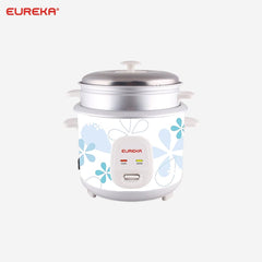 Eureka Rice Cooker 1.0L serves 5cups with Stainless Steel Cover & Steamer ERC - 1.0LM - Winland Depot