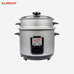 Eureka Rice Cooker 1.5 Liter / 8 cups w/ Keep Warm System & Steamer ERC - 1.5L SB - Winland Depot
