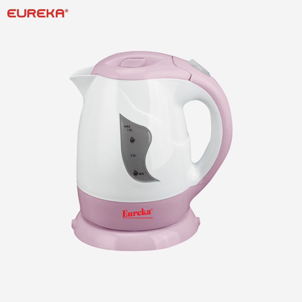 Eureka Stainless Steel Electric plate bottom Kettle Water Heater 850W EKR - 1.0L - Winland Depot