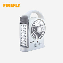 Firefly 24 LED Emergency Flash Light Multi - function with 5” 2 - Speed Electric Fan FEL614 - Winland Depot