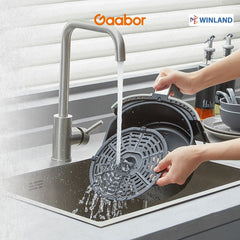 Gaabor 4.0L Multifunctional White & Dual knob & Non - sticky, Oil less Air Fryer For Roast - Winland Depot