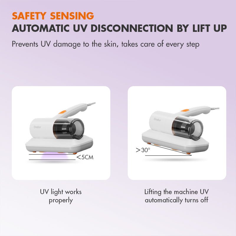Gaabor Corded Dust Mite Vacuum Cleaner - UV Light Sterilization , Powerful Suction - Winland Depot