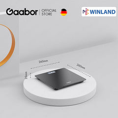 Gaabor Electronic Weighing Scale Large LED HD Display and Clear Numeric - Winland Depot