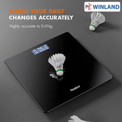 Gaabor Electronic Weighing Scale Large LED HD Display and Clear Numeric - Winland Depot
