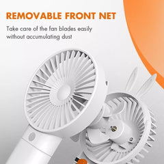 Gaabor Hand - held Fan Portable Mini Fan USB Rechargeable Handy Pocket Cooling Fan - Winland Depot
