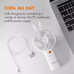 Gaabor Hand - held Fan Portable Mini Fan USB Rechargeable Handy Pocket Cooling Fan - Winland Depot