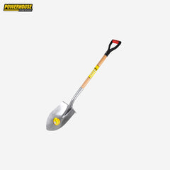 Powerhouse 121093 Premium Wooden Handle Round Point Shovel