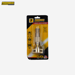 Powerhouse Brass Hose Garden Nozzle Spray Multiple Pattern (Big) PH-BHN