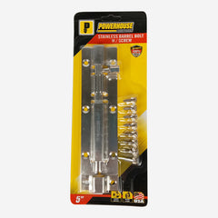 PowerHouse Stainless Barrel Bolt with Screw 2 Inches - 6 Inches PH-SBBS
