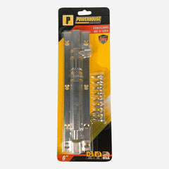PowerHouse Stainless Barrel Bolt with Screw 2 Inches - 6 Inches PH-SBBS
