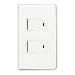 Powerhouse Electric 1/2/3 Gang Plate with 3 Way Switch 120mm x 70mm (250V/10A)