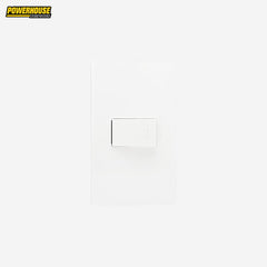 Powerhouse Electric 1/2/3 Gang Plate with One Way Switch 120mm x 70mm 250V-10A
