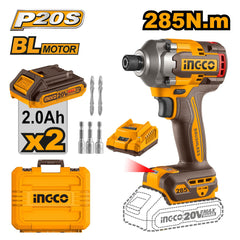Ingco Ingco P20S/20V Brushless Motor Lithium-Ion Cordless Impact Driver CIRLI2028 ING-CT