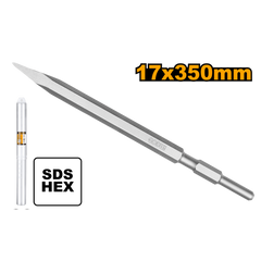 SDS Hex Chisel 17x280mm-350mm Pointed - DBC0512801 | Flat - DBC0522801 ING-HT