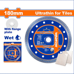 Wadfow 4inches-9inches Wet & Dry Ultrathin Diamond Disc For Bricks Limestone Stone WAD-HT