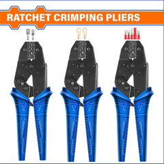 Wadfow 9inch Ratchet Crimping Pliers 0.5-6mm² | 1.5-6mm² | 0.5-6mm² SOLD PER PIECE WAD-HT