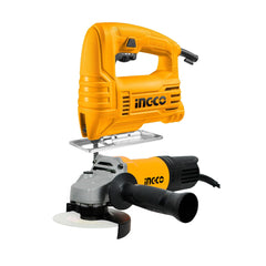 Ingco Angle Grinder 750W & Jigsaw 400W