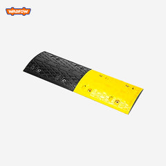 Wadfow 2pcs/set Rubber Donkey Loin Speed Bump End 500 x 350 x 50mm WYJ5A10 WAD-HT