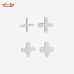 Wadfow 100pcs Tile Spacer 1mm-4mm Tile Leveling System Tile Leveler Spacer Wall Tool Clip