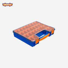 Wadfow 16.5 Inch Tool Box Plastic Organizer for Smaller Components WTB1622