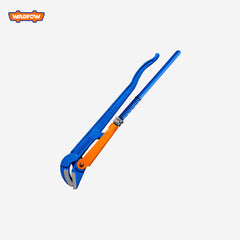 Wadfow 1" 1-1/2" 2" Carbon Steel 45 Heavy Duty Swedish Pipe Wrench WAD-HT