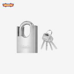 Wadfow WPD8460/WPD8470 Anti-Intrusion Prying Steel Padlock 60mm-70mm With 4 Iron Keys
