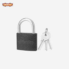 Wadfow Heavy Duty Short Shackle Iron Padlock Durable With 3 Pcs Iron Keys (32mm-75mm)
