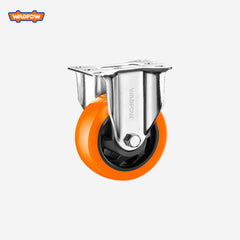 Wadfow Heavy Duty 3inch / 4inch / 5inch Rigid Swivel Caster Fixed Wheel WAD-HT
