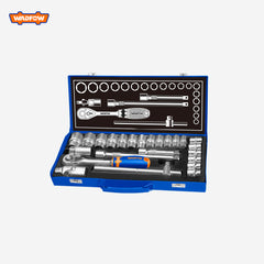 Wadfow 24 Pcs/set 1/2" Material Socket WST2L24