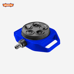 Wadfow WHPS3061 5 in 1 Plastic Turret Sprinkler 3/4 inch ABS Water Garden Outdoor Sprinkler
