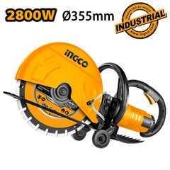 2800W Industrial Power Cutter Saw Suitable for Cutting Concrete, etc. PC3558 ING-PT