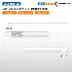 Ecolum LED Tube T8 18W Singe ended with Starter / Double Ended