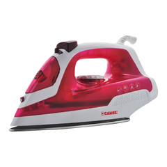 Camel Appliances Flat Iron Steam Iron for Clothes with Steamer / Sprayer 1200W CFI-1020S