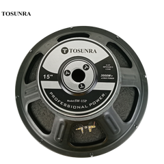 Tosunra by Winland 15-inch High Performance Subwoofer Speaker Unit w/ Iron Frame 3000W 4Ω TOS-SW-15P