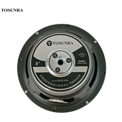 Tosunra by Winland 8in High Performance Subwoofer Speaker Unit with Iron Frame 800W 4Ω TOS-BASS-801