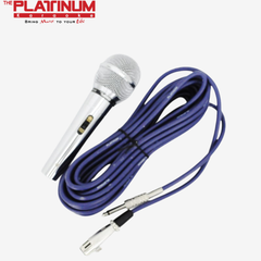 Platinum by Winland Karaoke Professional Videoke Mic High-End Dynamic Wired Microphone w/ 10meter