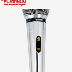 Platinum by Winland Karaoke Professional Videoke Mic High-End Dynamic Wired Microphone w/ 10meter