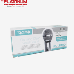 Platinum by Winland Karaoke Professional Audio HyperCardioid Wired Microphone Mic KS-3000