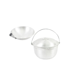 Grand Eagle by Winland Value Pack Cookware Aluminum Small Kaldero w/ Fixed Handle, Kawali Frying Pan