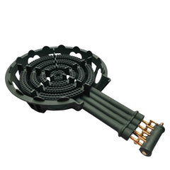 Hanabishi by Winland Cast Iron Gas Stove 4 Adjustable Gas Valves 4 Burner Rings 335mm HCI-70