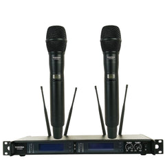 Tosunra by Winland 2-Channel High-Duty Professional UHF/VHF Wireless Microphone System TOS-ATX-800G