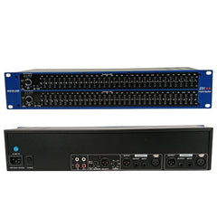 Kevler Professional by Winland Dual 31-Band Graphic Equalizer with Front Panel bypass Switch 231SUB
